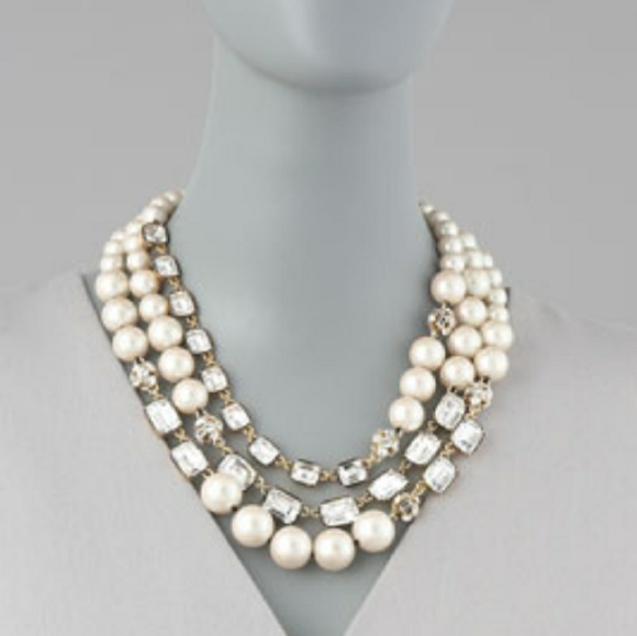 Kate Spade 🎀 Party Pearl Necklace RARE - Picture 2 of 6